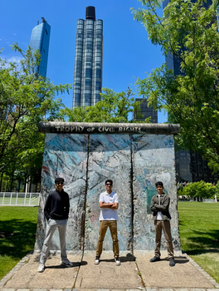 Shaan, Shailin, and Saiyan — the three FUTUR3 Podcast hosts
